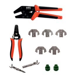 9" Ratchet Crimper Kit with Delphi Weather Pack