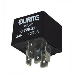 24V Mini Change Over Relay Sealed with Resistor - 10/20A