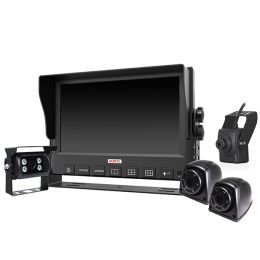 9" 1080P HD Touchscreen Integral SSD DVR Kit (6 camera inputs, 4 cameras)