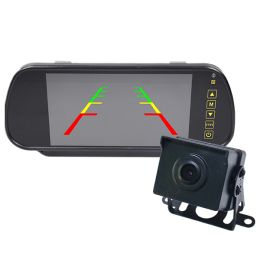 1080p Number Plate Camera & Mirror Monitor Kit - 12/24V