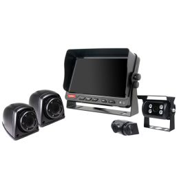 7" QUAD AHD Camera System (4 camera inputs, incl. 4 x AHD cameras)