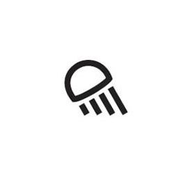 Rear Work Lamp Legend for Single-Illuminated Rocker Switch