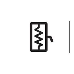 Wing Mirror Demist Legend for Single-Illuminated Rocker Switch