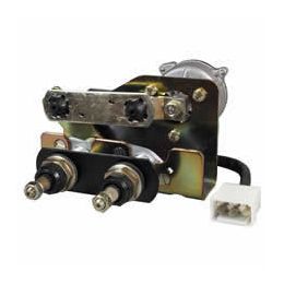 12V Wiper Motor - 2 Speed Autopark 50mm Twin Shaft 60-70-80&deg;