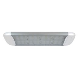 96 White LED Roof Lamp with Switch - 12/24V