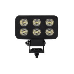 4.52" 60W LED Rectangular All Black Work Lamp - 12/24V