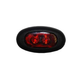 Red LED Lamp Marker With Supearseal Connector - 12/24V