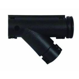 Black Nylon Unsealed Y-Piece Elbow Connector - 7.5 x 7.5 x 7.5NW