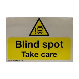 "Blind Spot" Safety Sign - Landscape "Blind Spot" Safety Sign - Landscape