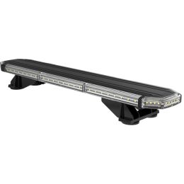 R65 Class 2 4-Bolt 2FT Clear Lens, Amber LED Light Bar (19 Flash Patterns) - 12/24V