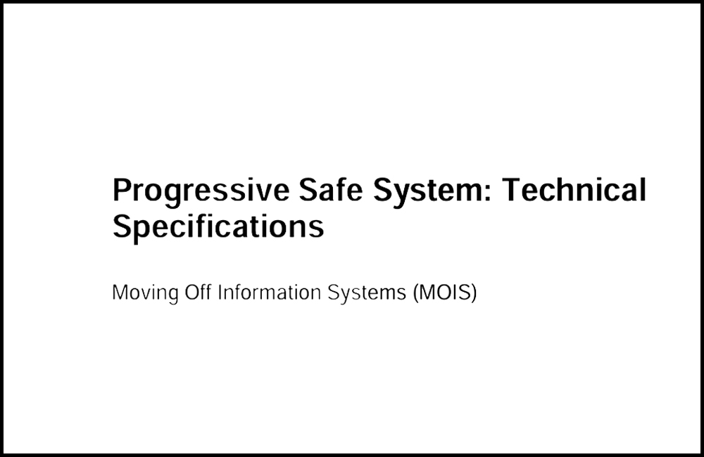 Moving Off Information System (MOIS) detailed specifications Moving Off Information System (MOIS) detailed specifications