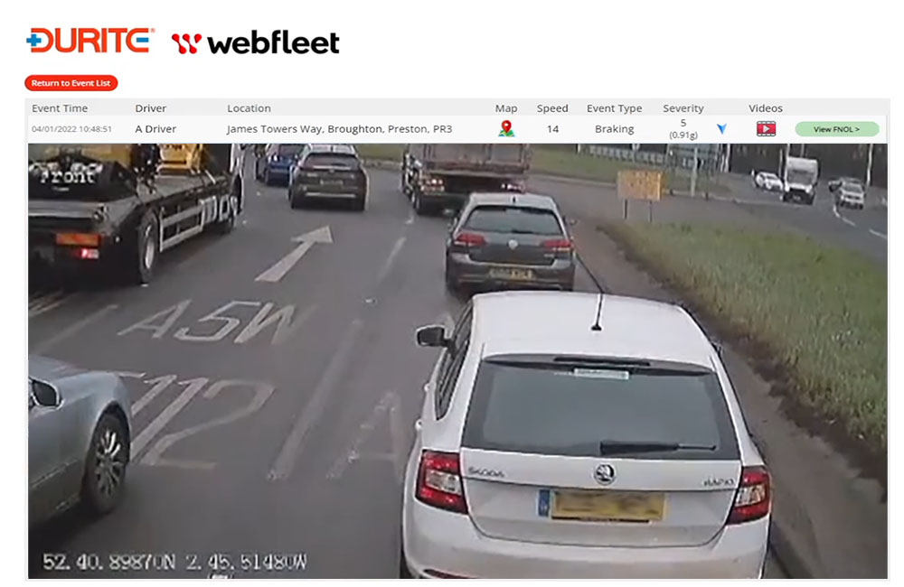 Incident videos are automatically saved to the cloud Incident videos are automatically saved to the cloud
