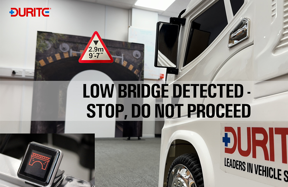 Low bridge detected - Stop, do not proceed